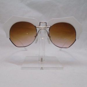 JESSICA SIMPSON CAT EYE WHITE PINK GRADIENT DESIGN